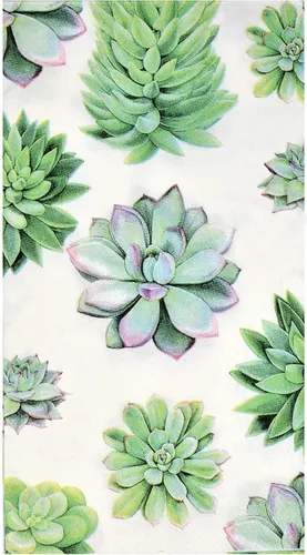 Miniatura 5 de 100 servilletas de papel botánico para suculentas, para baño, cactus, jardín, fiesta, baby shower, boda, decoración de mesa