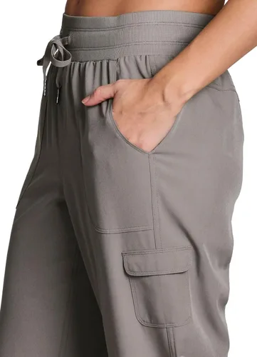Miniatura 46 de RBX - Pantalón capri deportivo con cordón,ligero, con bolsillos y estilo cargo, para mujer