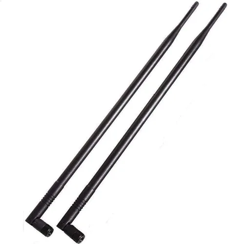 Miniatura 7 de Antena de tres bandas WiFi 6E 2X 10dBi 2.4GHz/5GHz/5.8GHz de alta ganancia MIMO RP-SMA macho para enrutador WiFi, tarjeta PCIe, adaptador