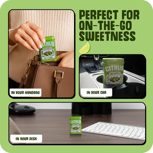 Miniatura 4 de Citrus Delights Key Lime Candy – 30 unidades (paquete de 12) Pastillas de caramelo duro de cítricos naturales Vegano, sin gluten, certificado
