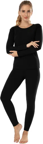 Miniatura 5 de MANCYFIT - Conjunto de ropa interior térmica para mujer con forro polar ultra suave