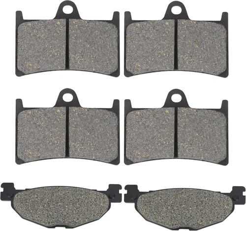 Road Passion Pastillas de freno delanteras y traseras compatibles con Yamaha TDM 900 2002-2015 FJR 1300 R/RC/S/AS/T/AT 2003-2005 XV 1900