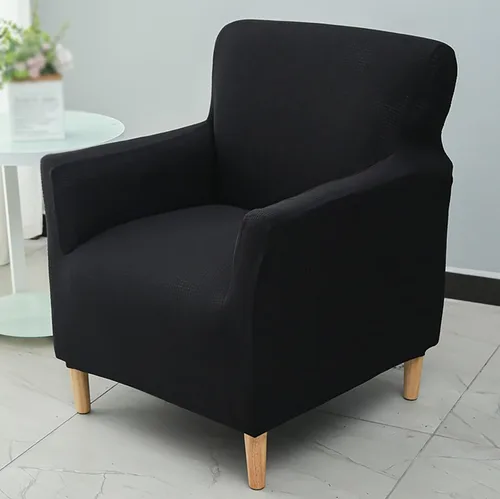 Miniatura 9 de Fundas elásticas para sofá reclinable de 1 asiento, funda elástica antideslizante para sillón de sofá, funda de elastano para sofá reclinable, Blanco