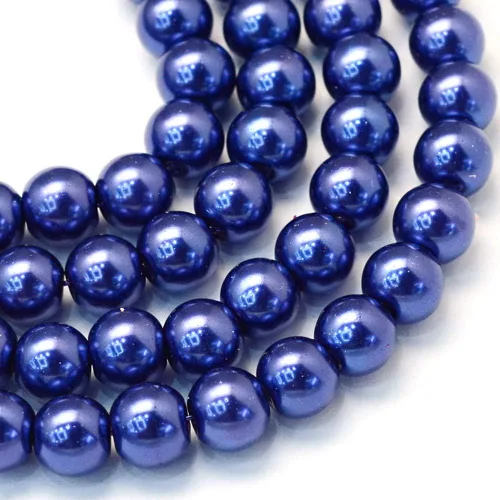 Miniatura 8 de KISSITTY 105 unids/hebra Burly Wood Satin Luster Glass Round Pearl Spacer Bead Loose Beads 0.315 in para bricolaje joyería artesanía 31.4