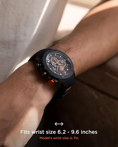 Miniatura 2 de LIV GX1 - Reloj clásico resistente con cronógrafo suizo de 177 pulgadas 316L SS 3D multicapa con fecha rápida resistente a los arañazos resistente