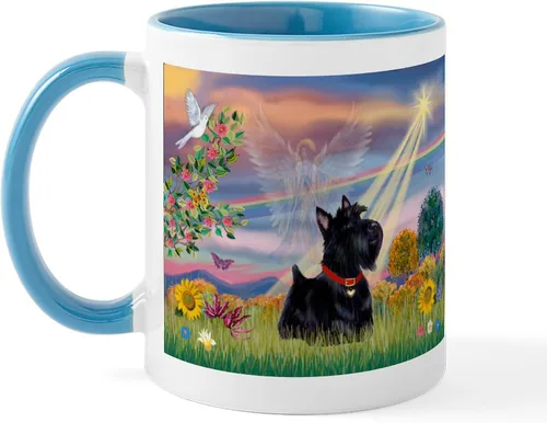 Miniatura 25 de CafePress Cloud Angel & Scotty Taza de café de cerámica (11 oz)