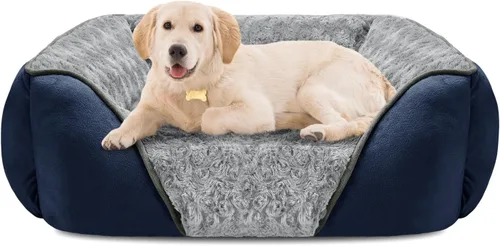 Miniatura 37 de INVENHO Cama XXL para perros grandes, medianos y pequeños, cama rectangular lavable para perro, cama ortopédica para perros, cama suave y relajante