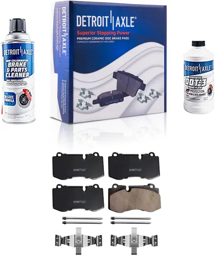 Miniatura 10 de Detroit Axle - Kit de freno delantero para Honda Element 2002-2004 CR-V 2003-2011 Pinza de freno de disco lateral del pasajero con soporte Pastillas
