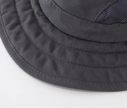 Miniatura 68 de Connectyle Sombrero de sol para niños y niñas, sombrero de pescador de ala ancha UPF 50+, sombrero de protección solar, sombrero transpirable