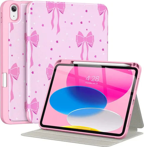 Supveco Funda para iPad (A16) de 11ª generación de 11 pulgadas (2025), iPad de 10.9 pulgadas (2022) con soporte para lápiz, funda de alta calidad