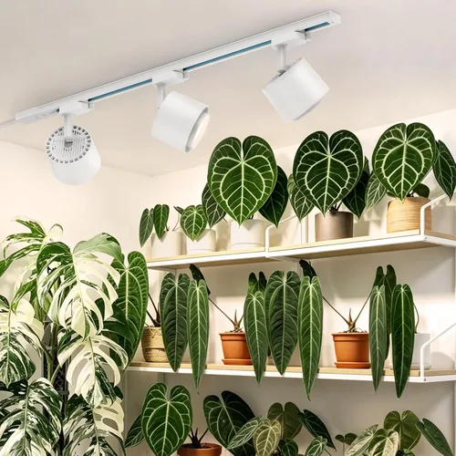Miniatura 10 de Barrina TR40c - Luz de cultivo de pista para cultivo en interiores, 3 x 40 W, ángulo de haz ajustable de 15 ° a 60°, lámpara de cultivo de espectro