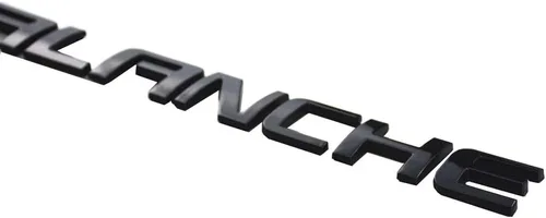 Miniatura 3 de Aimoll - 1 placa de identificación de avalancha de repuesto para GM Chevrolet (negro)