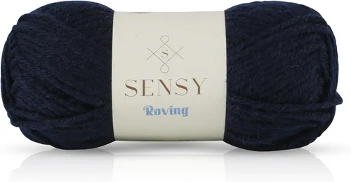 Miniatura 33 de Sensy Roving - Ovillo de lana multicolor, 3.5 onzas, 132 yardas, calibre 5, voluminoso (otoño)