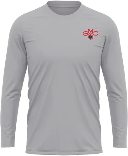 Miniatura 138 de Camisa deportiva de manga larga oficial de la NCAA Collegiate para hombre, con logotipo en el pecho izquierdo, colección Athletic Heather