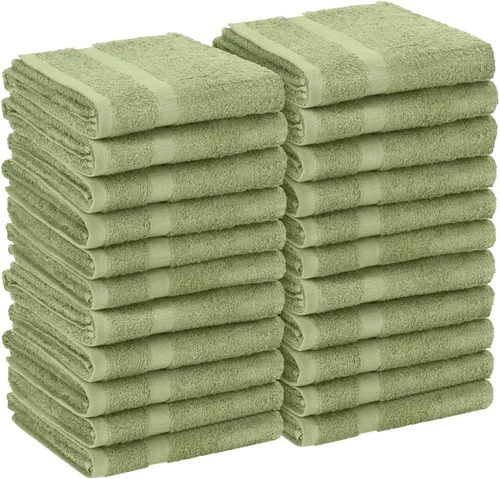 Miniatura 25 de Utopia Towels, Paquete de 24 toallas de salón, no a prueba de blanqueador, 16 x 27 pulgadas, toallas de algodón altamente absorbentes para manos