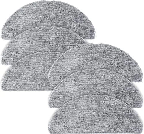 VIEWALL Paquete de 6 paños de microfibra compatibles con Roborock Q7 M5 / Q7 M5+ / Q7 L5 / Q7 L5+ robot aspirador, accesorios de repuesto de paños