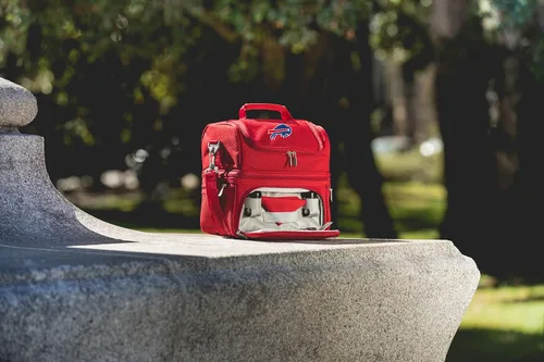 Miniatura 2 de PICNIC TIME NFL unisex-adult NFL Pranzo Lunch Bag, Insulated Lunch Box with Picnic Set, Lunch Cooler Bag 2-Rojo
