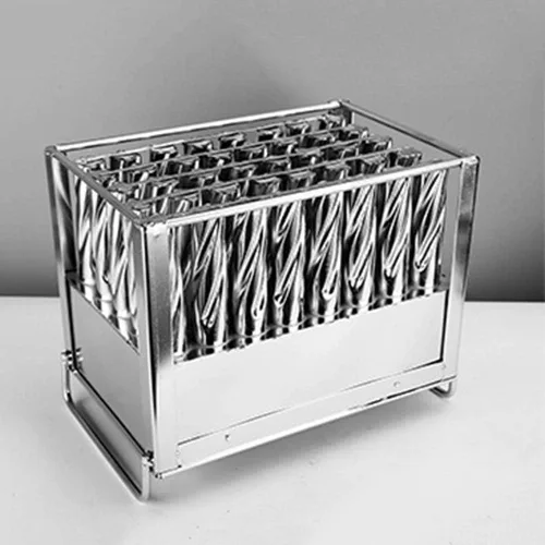 Miniatura 9 de Molde para paletas de hielo, moldes de acero inoxidable, soporte para palitos de helado (40 unidades)
