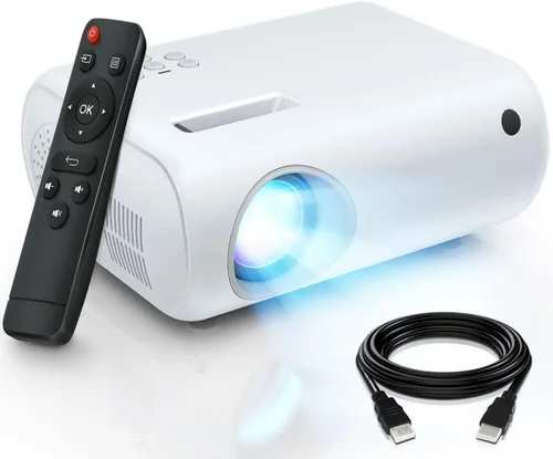 Miniatura 9 de [Aplicaciones integradas] ClokoWe Mini proyector con WiFi y Bluetooth, proyector portátil inteligente de 1080P actualizado 2026 con rotación