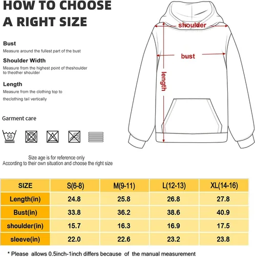 Miniatura 3 de Sudadera con capucha con capucha y bolsillos con estampado 3D de animé para niños y niñas