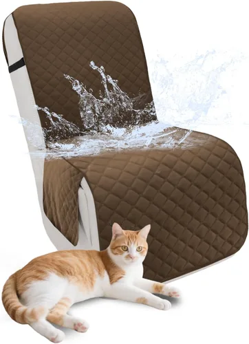 Miniatura 44 de Fundas para sofá modular reclinable, de terciopelo en forma de L, funda de consola central para perros y mascotas, lavable antideslizante, 1 funda