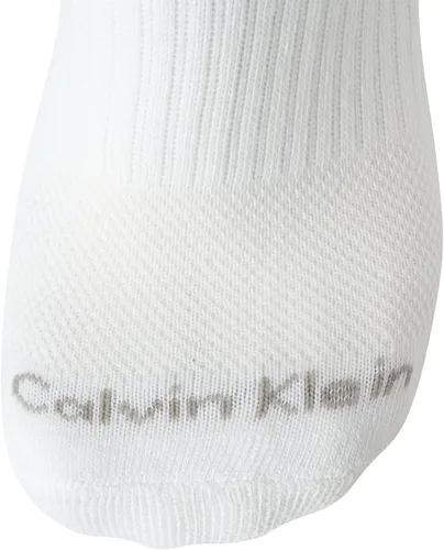 Miniatura 132 de Calvin Klein Calcetines para hombre, mezcla de algodón, acolchados, sin talla, forro de calcetines atléticos (6 unidades)