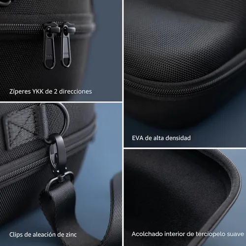 Miniatura 6 de Ozueccr Estuche de viaje para casco duro: almacenamiento para gorras de béisbol con asa de transporte y correa ajustable para el hombro, organizador