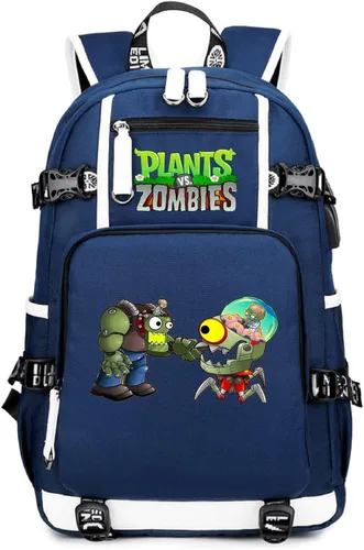 Miniatura 21 de ISaikoy Game Plants vs. Zombies - Mochila de hombro para libros, mochila escolar, color 12