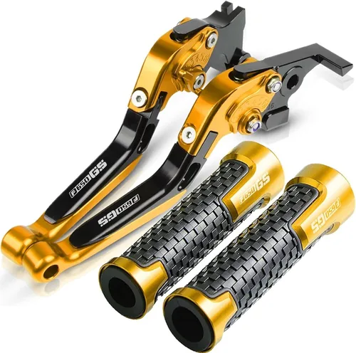 Miniatura 21 de Motocicleta para BMW F650GS 2000 2001 2002 2003 2004 2005 F 650 GS Mango de embrague de freno Logo F650GS Accesorios de motocicleta Palanca