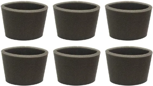 Nispira Filtro de funda de espuma de repuesto compatible con la mayoría de aspiradoras Shop-Vac, Vacmaster y Genie Wet Dry Shop. Comparado con la