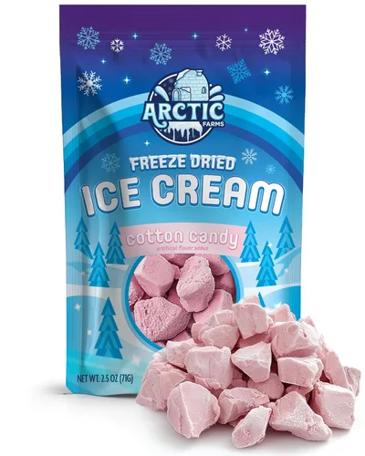 Miniatura 68 de Arctic Farms Trozos de Helado Liofilizado a Granel - No se Derrite (Mantequilla de Maní) (1 libra)
