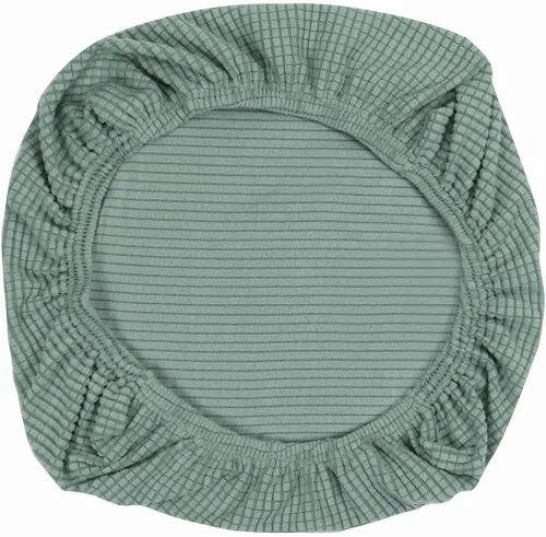 Miniatura 10 de Yikko - Fundas elásticas de jacquard con licra suave, con textura de grano de maíz, para sillas, aptas para oficina, comedor, bar, fundas