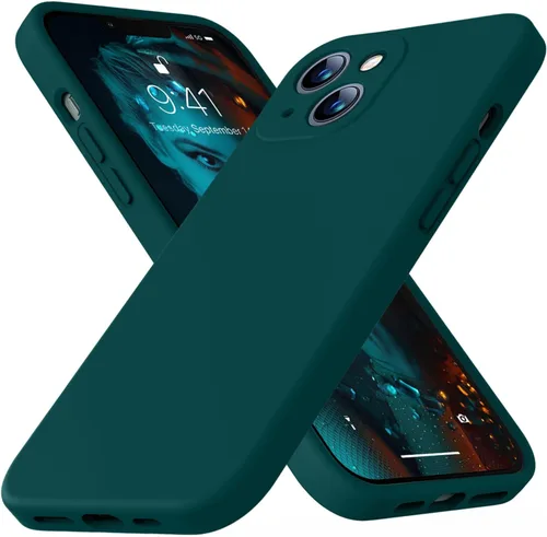 Miniatura 11 de Funda compatible con iPhone 13 de 6.1 pulgadas, de silicona líquida premium [forro de microfibra suave antiarañazos], goma de gel, protección Uva