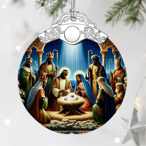 Miniatura 16 de Decoraciones navideñas de Arcángel Miguel - Adornos de Navidad para árbol Decoración de árbol de Navidad de ángel de armadura dorada Adornos
