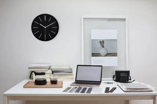 Miniatura 5 de zyzamay Moderno reloj de pared redondo 3D de 12 pulgadas, negro, silencioso de cuarzo, funciona con pilas, fácil de leer, hora precisa
