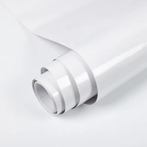 Miniatura 24 de TANONE Papel tapiz de contacto blanco brillante de 35.4 x 118 pulgadas, papel tapiz de vinilo autoadhesivo con purpurina iridiscente extraíble