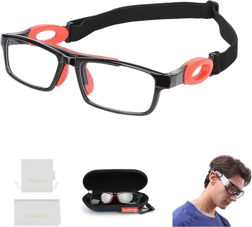 Miniatura 9 de SooGree Sports Goggles Racquetball Glassess Basketball Football Soccer Goggles for Men & Women Adjustable Strap