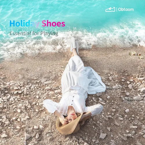 Miniatura 6 de Obtaom Zapatillas de lona para mujer, con espuma viscoelástica, cómodas, sin espalda, para vacaciones