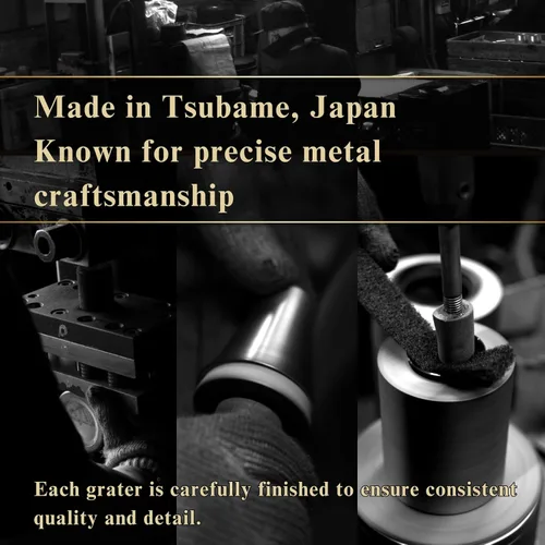 Miniatura 6 de Wablade Rallador japonés de titanio, fabricado en Japón, placa de rejilla fina de 3.4 pulgadas para ajo, jengibre y wasabi, herramienta de cocina