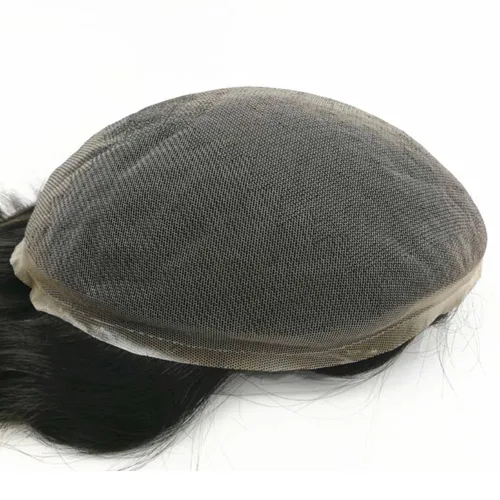 N.L.W. Sistema de reemplazo de cabello para hombre NLW pelo humano toupee para hombres con encaje HD suave fino Super Swiss 10x8 tamaño base pelos