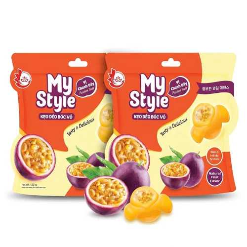 Miniatura 7 de My Style 3D - Caramelo de gomita pelable - Auténtico caramelo vietnamita de frutas tropicales, bolsa de 4.23 onzas (4.23 oz), sabores de frutas