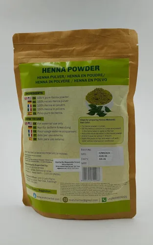 Miniatura 2 de Indigofera Tinctoria Powder Para el cuidado del cabello negro Promueve el crecimiento, grosor Producto ayurvédico para el cabello - 8.01 oz, 8