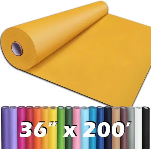 Miniatura 69 de PerkHomy - Rollo de papel kraft blanco de 36" x 2,400" (200') para manualidades, papel de tablón de anuncios, arte, cobertura de mesa, manualidades