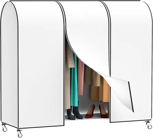 Miniatura 9 de Zilink Funda para Perchero de Ropa de 43 Pulgadas a Prueba de Polvo Transpirable Funda para Perchero de Ropa Bolsas para Ropa Grandes Protector