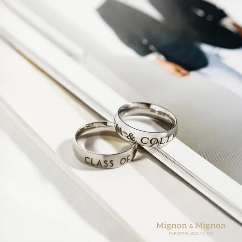 Miniatura 5 de Personalized Ring Custom Engraved Ring personalized dad gift Mens Ring Personalized Gifts for Him Personalized Gifts for Father's Day Personalized