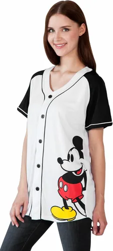 Miniatura 9 de Disney Mickey Mouse 28 - Camiseta para mujer con botones frontales