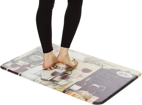 Miniatura 25 de J&V TEXTILES - Alfombras de pasillo de cocina antifatiga, alfombrillas antideslizantes impermeables y ergonómicas para cocina, piso, hogar, oficina