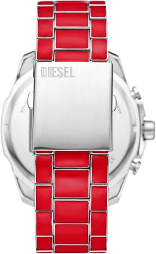 Miniatura 4 de Diesel Mega Chief Reloj de acero inoxidable para hombre con movimiento analógico o digital