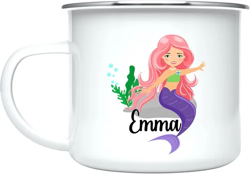 Miniatura 32 de Taza Personalizada para Niños, Niños, Niñas Taza Personalizada de Chocolate Caliente, Cacao, Café y Leche Regalo de Cumpleaños con Nombre D05