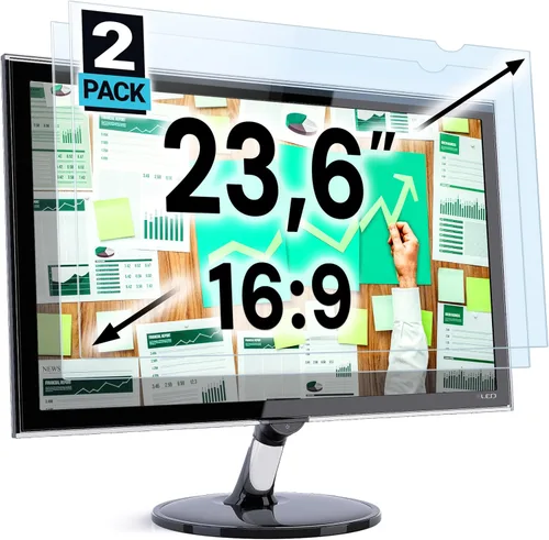 Miniatura 39 de VINTEZ Protector de pantalla de luz azul para monitor de computadora y portátil de 14 pulgadas, película de bloqueo de luz azul anti-UV para PC